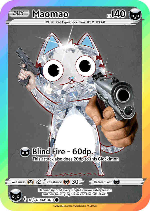 Diamond Cat Glockimon